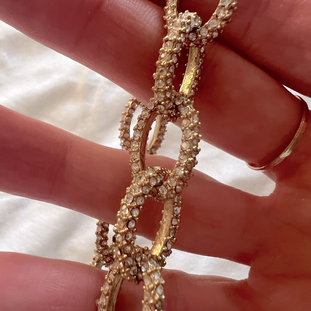 J Crew link bracelet.